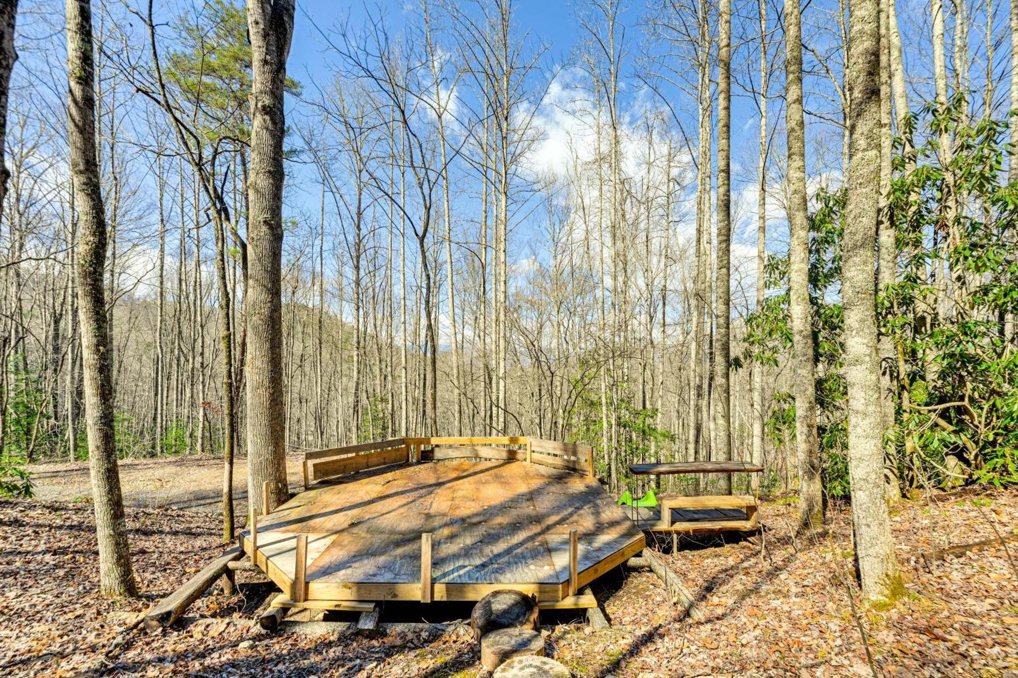 Smoky Mountain Cabin With Camping Area And Fire Pit! Whittier Exterior foto