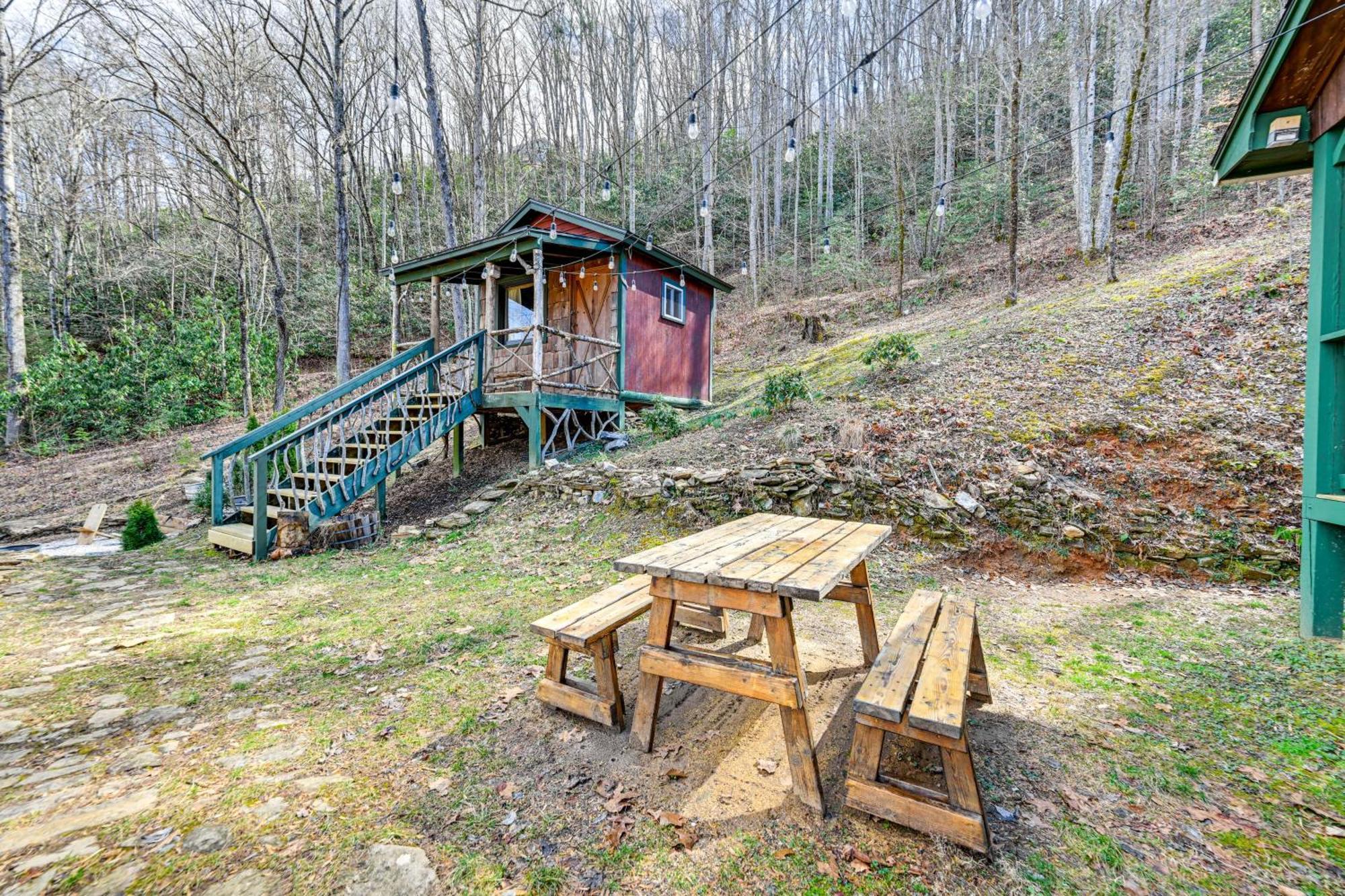 Smoky Mountain Cabin With Camping Area And Fire Pit! Whittier Exterior foto